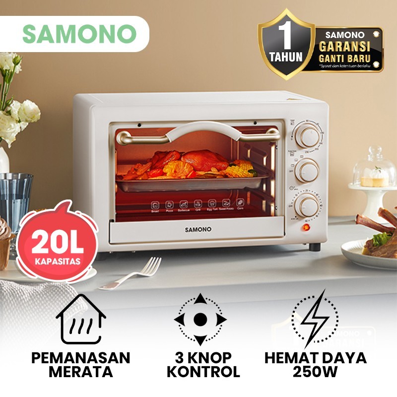 SAMONO Elektrik Oven Toaster Low Watt SW-EOW20