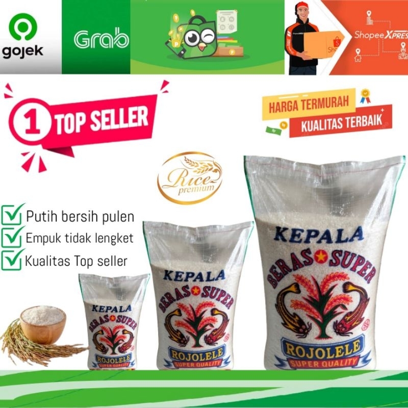 

BERAS LELE SUPER 5kg 10kg 20kg 25Kg