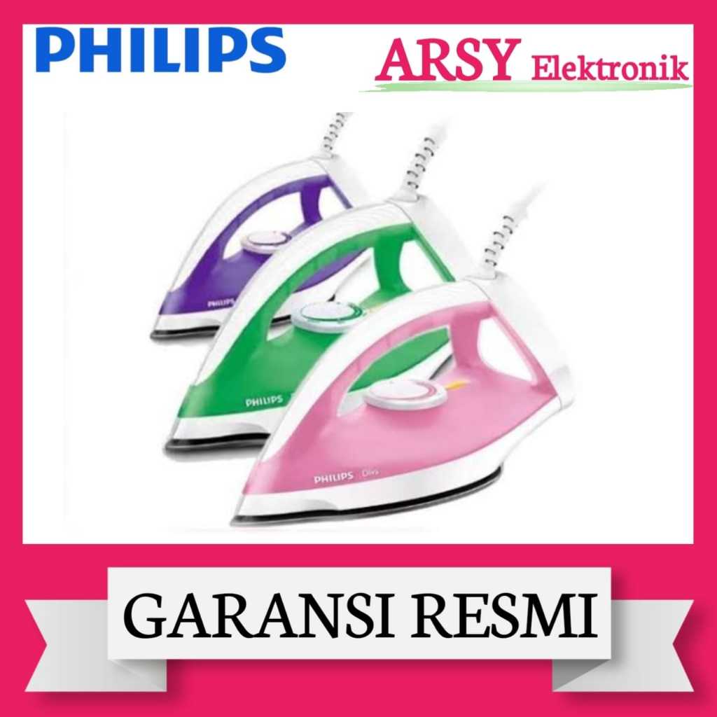 SETRIKA PHILIPS ANTI LENGKET GC-122/PHILIPS SETRIKA ANTI LENGKET GC-122 GARANSI RESMI