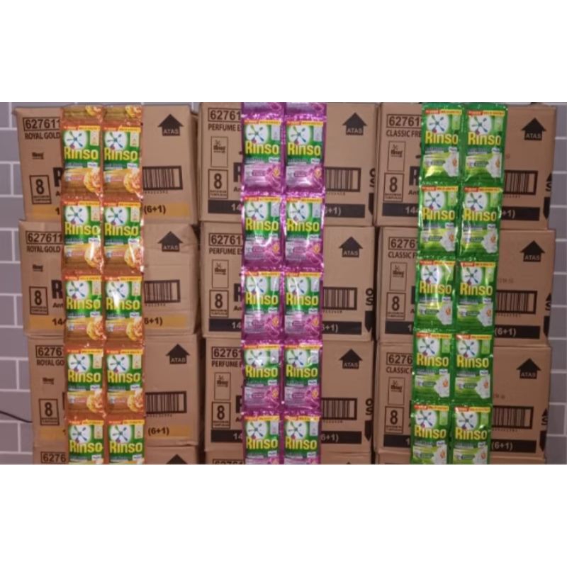 Rinso Cair renteng 1.000 isi 168 sachet (1 dus)