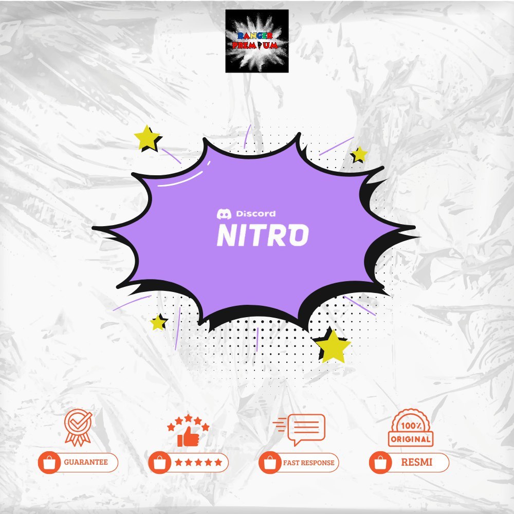 Discord Nitro GIFT Premium 1 Tahun Full Garansi