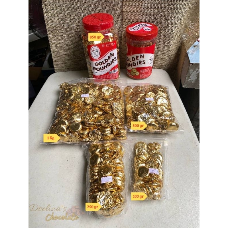 

Golden roundies coklat koin kiloan