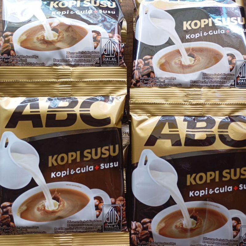 

ABC kopi susu 1 renteng isi 10 pcs