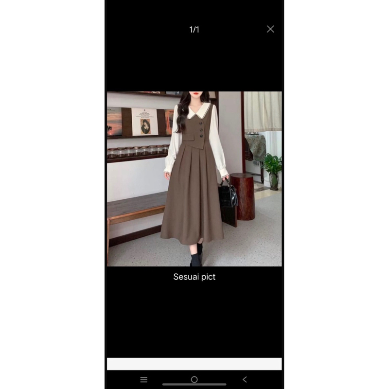 DRESS ATASAN MODEL ENOLA