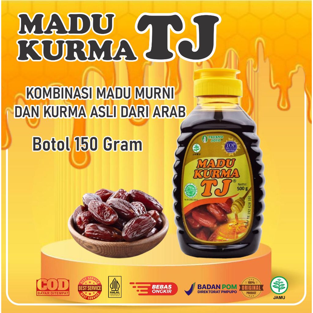

Madu TJ Kurma 150gr - Untuk Menjaga Kesehatan dan Daya Tahan Tubuh
