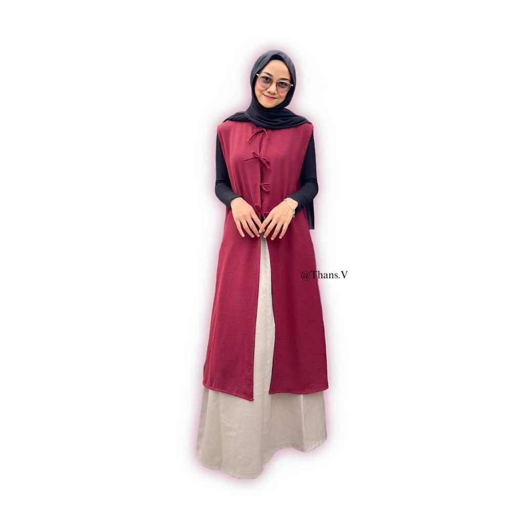 ThansV Mina Outer - Outer Pita Burgundy
