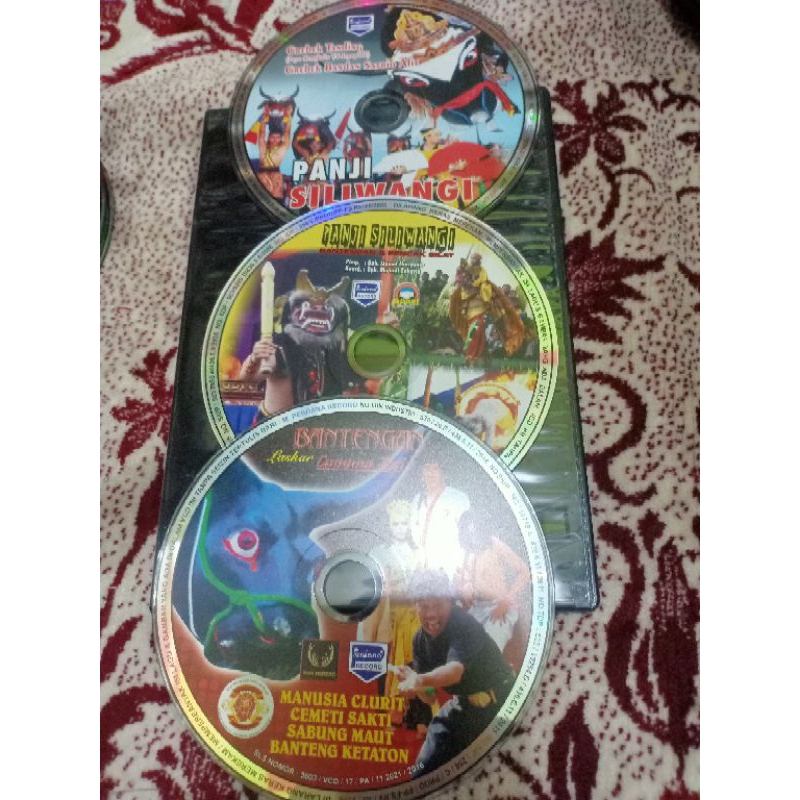 KASET VCD BANTENGAN 3 DISC TANPA COFER BONUS BOX