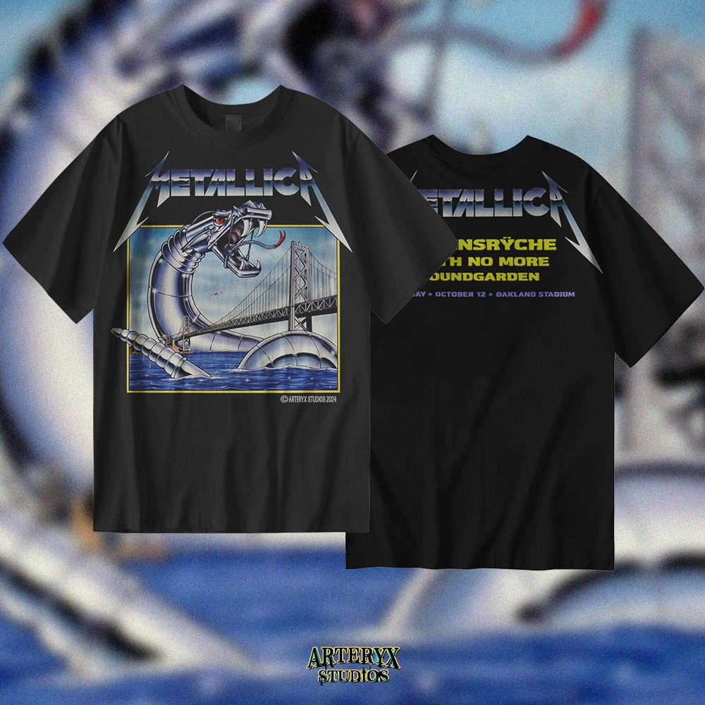 ARTERYX Tee Band Metallica A Day On A Green Tour