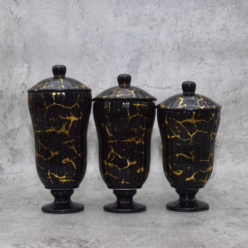 

GRACIA Candy Jar BM905 BLACK , WHITE / GRACIA Candy Jar BC905 ETERNITY