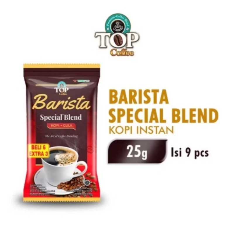 

Top Coffee Barista Special Blend 25gr Pack isi 9 pcs