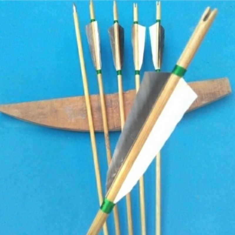 arrow kayu ramin bulu entok