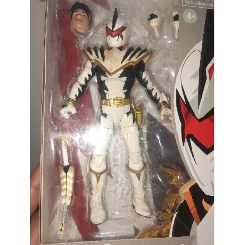 Lightning Collection White n black Ranger dino thunder
