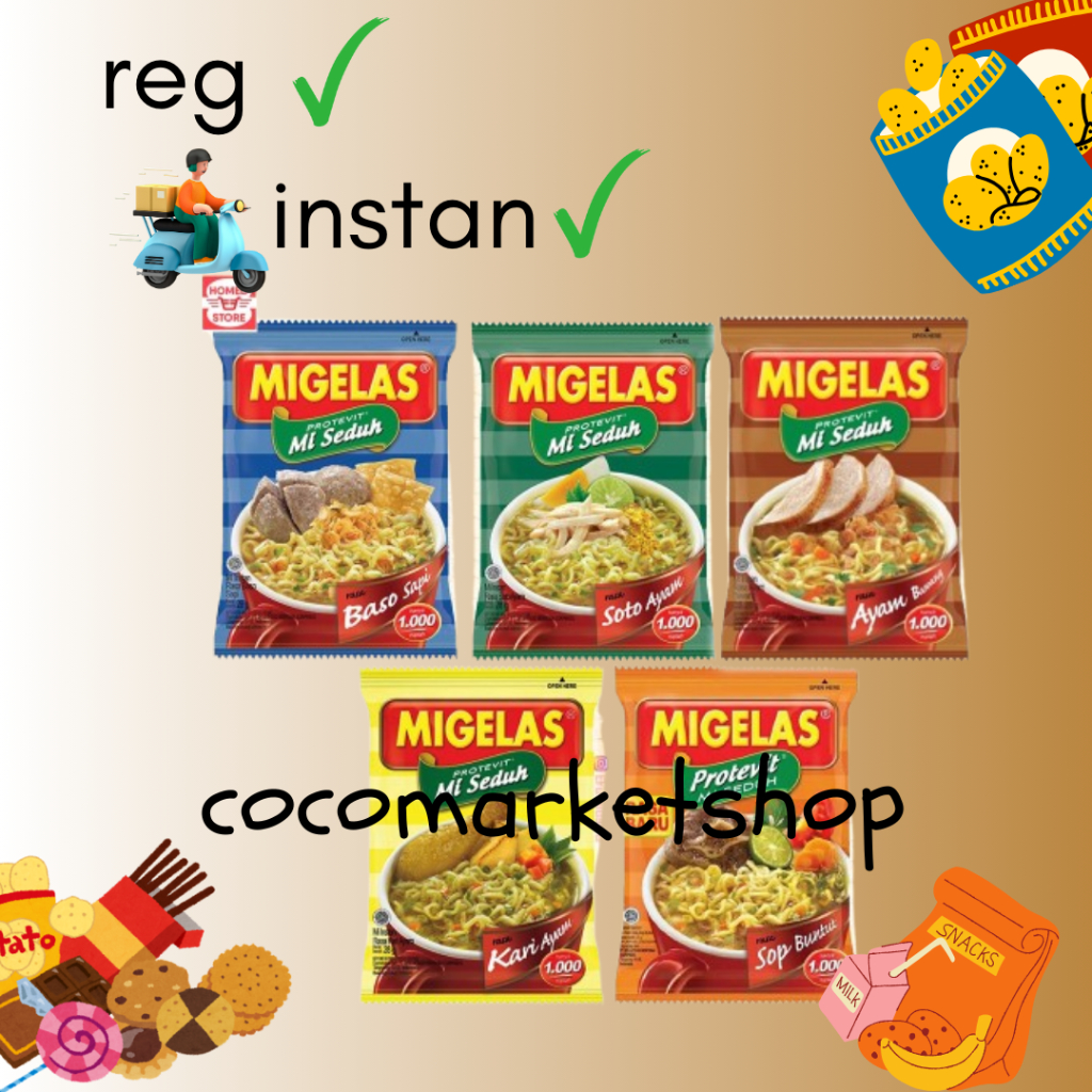 

COCOMART - (RENCENG) MIE GELAS PROTEVIT ALL VARIAN 30GR - ISI 10PCS