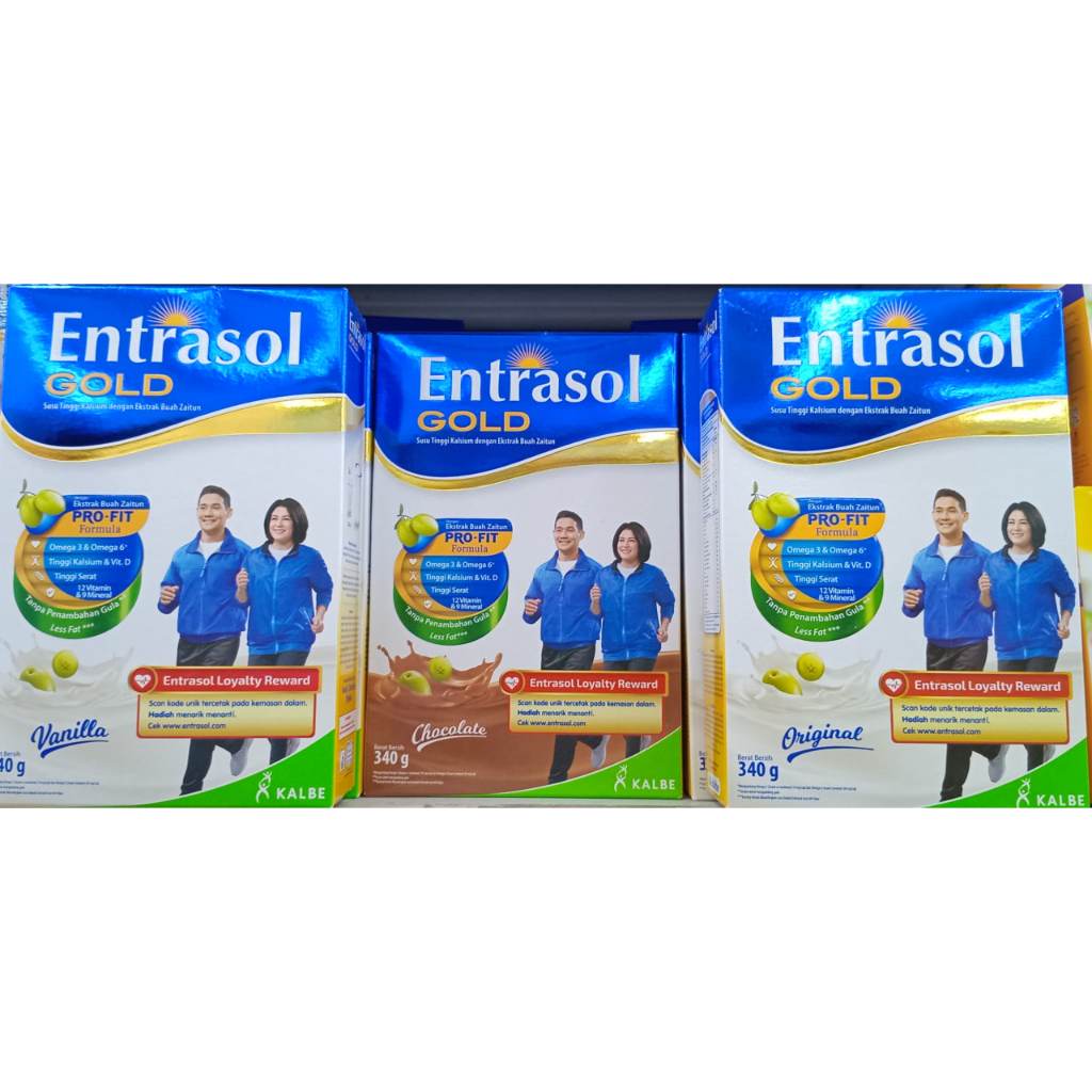 

Entrasol Gold 340gr / susu lansia 340gr / entrasol cokelat vanilla original