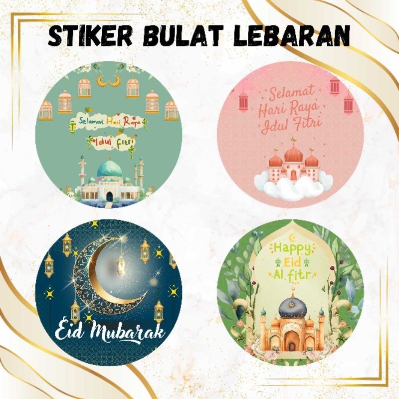 

Sticker lebaran idul fitri stiker toples kue lebaran stiker kue kering ramadan