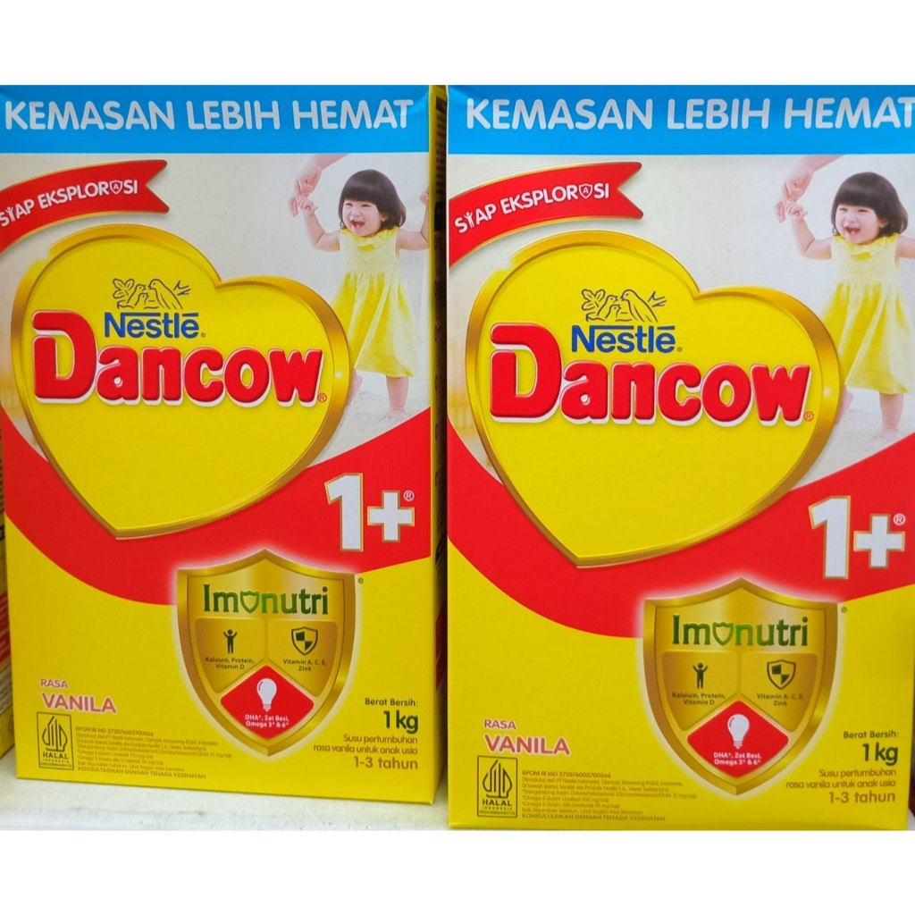 

Dancow 1+ Rasa Madu Asli & Vanilla 1 Kg / Susu Bubuk Nestle Dancow 1+ Madu Asli & Vanila 1 Kg