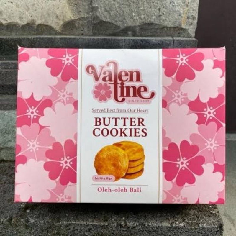 

Pie Butter Cookies Valentine Khas Bali 50pcs