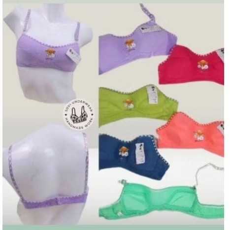 Bra BH Jamur/ Bra Remaja Tanpa Busa Tanpa Kawat/Sprot Bra Remaja ABG
