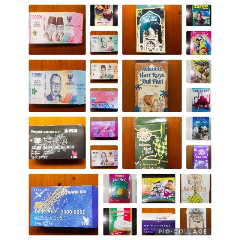 

(100pcs) Amplop Lebaran Idul Fitri / Angpau Panjang Isi 100 lembar.
