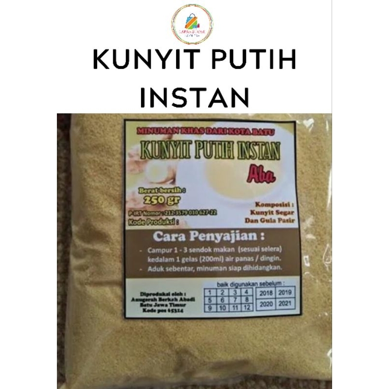 

Kunyit Putih Instan 250ml