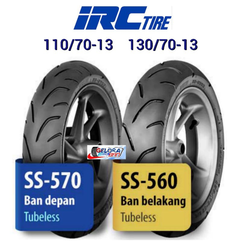 Ban Irc 110/70-13 Ban IRC 130/70-13 Tubeless Ban N-max ban PCX Ban IRC ss570 110/70-13 Ban IRC Ss560