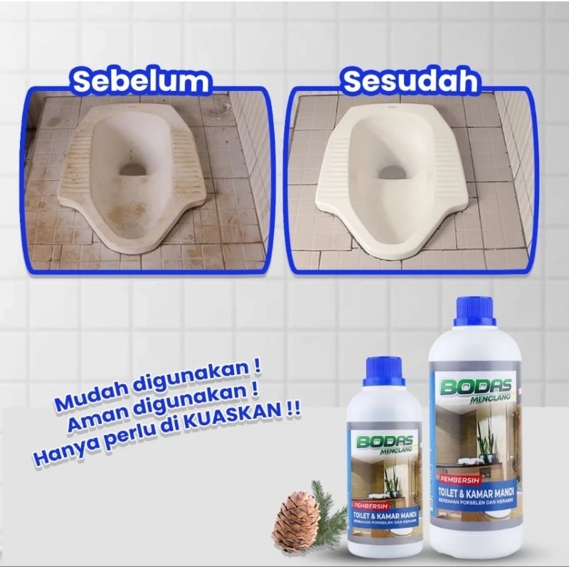 BODAS PEMBERSIH KERAK TOILET KAMAR MANDI AMPUH ORIGINAL TERLARIS TERMURAH