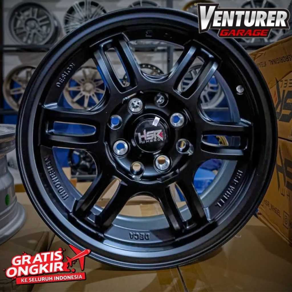 Velg mobil sigra calya Brio ring 14 pelek recing hsr wheel surabaya