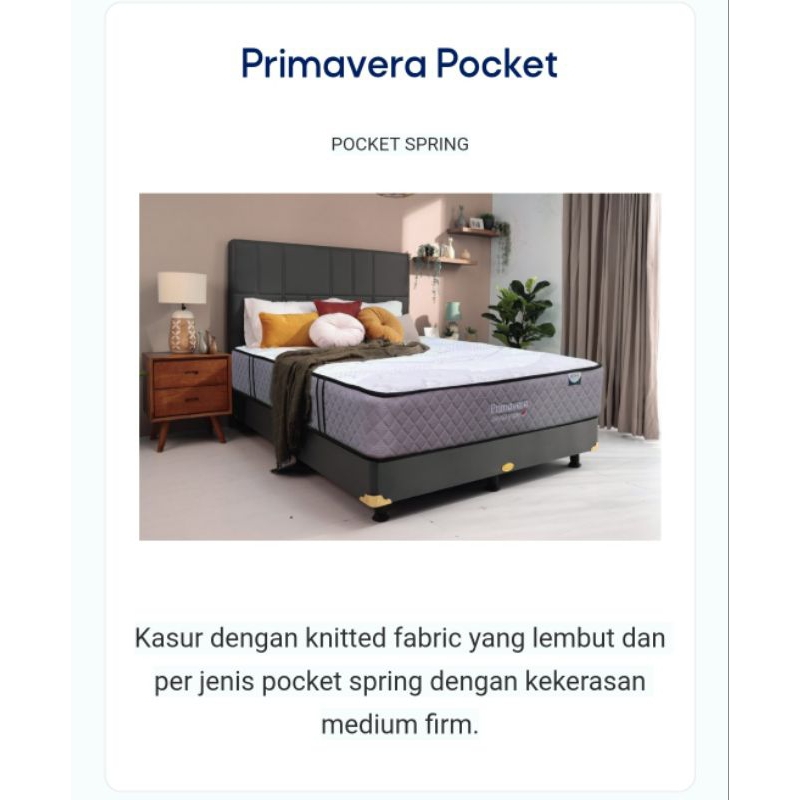 Springbed Central Primavera Pocket Set original divan 180x200