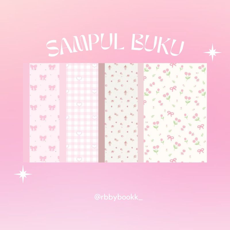 

SAMPUL BUKU AESTHETIC - BOOK COVER - KERTAS SAMPUL