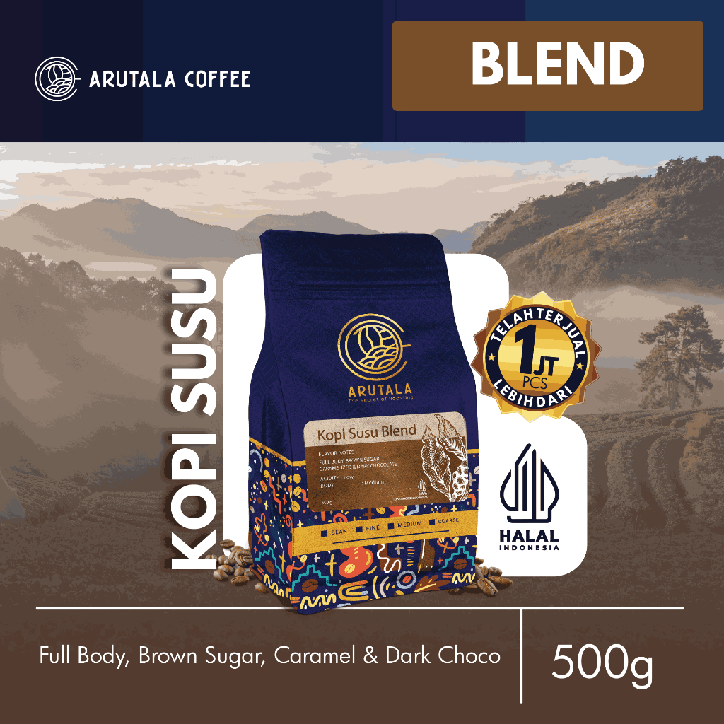 

Arutala - Kopi Susu Blend Kekinian 1KG