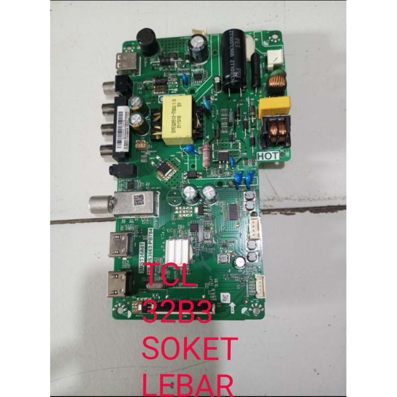 MAINBOARD MB TCL 32B3 - MOTHERBOARD TCL 32B3 soket lebar