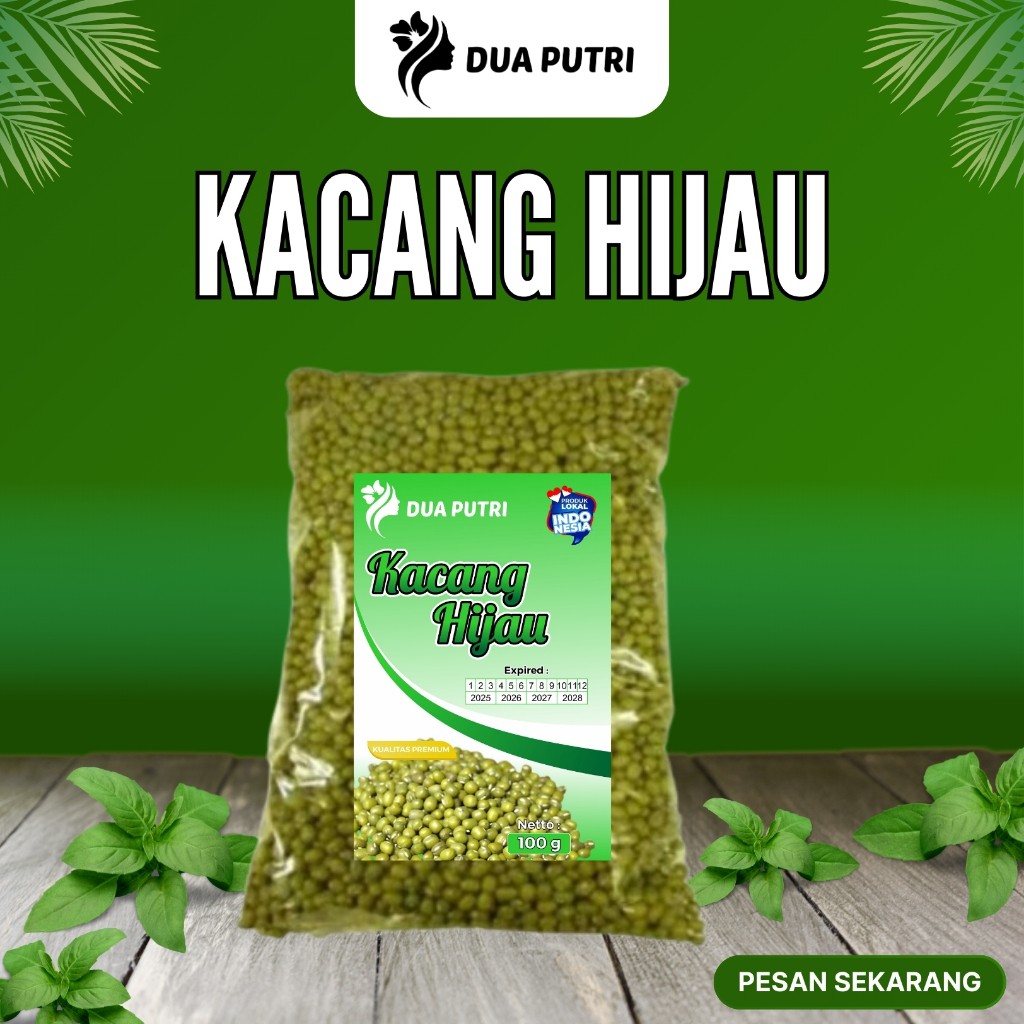 

Kacang Ijo 100gr Premium Berkualitas grade A – Camilan Sehat Bergizi Cocok Untuk Diet Sumber Protein