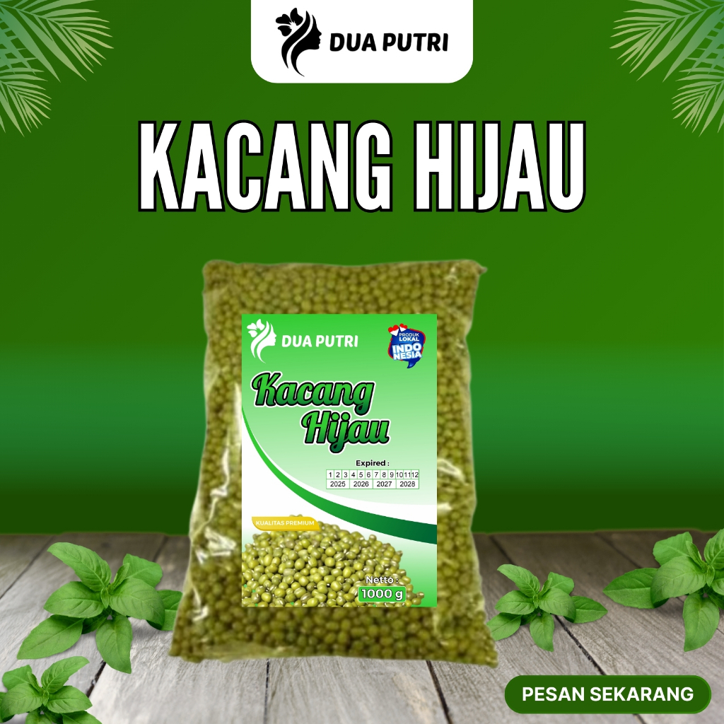 

Kacang Ijo 1000gr Premium Berkualitas grade A, Camilan Sehat Bergizi Cocok Untuk Diet Sumber Protein