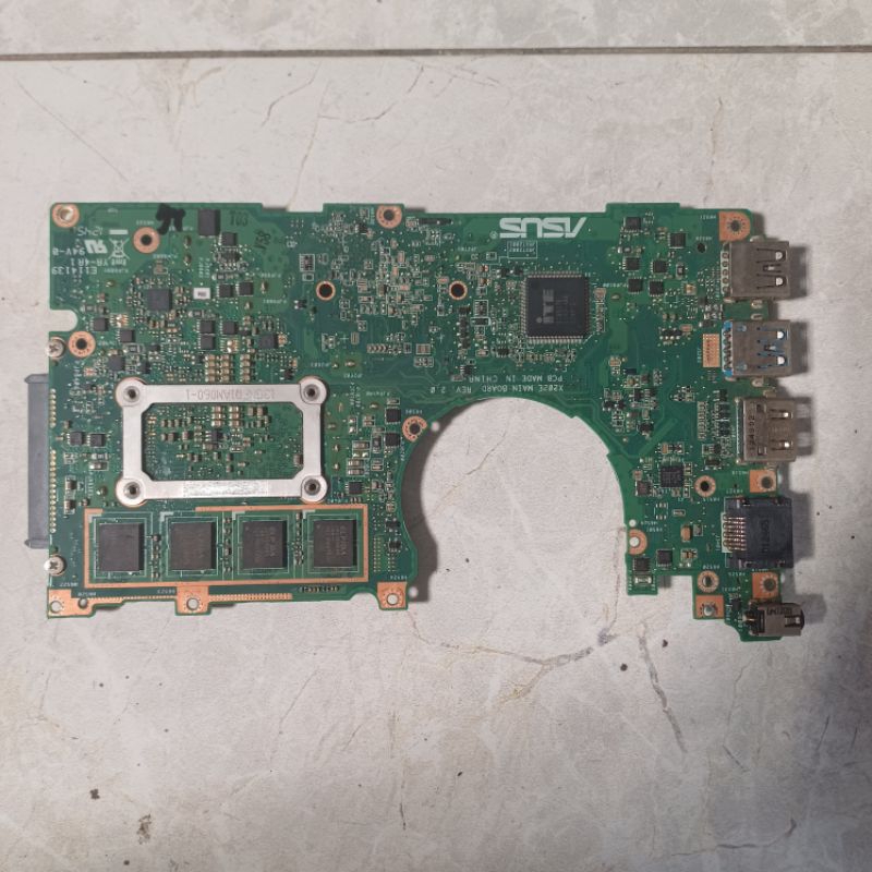 Mobo motherboard mesin notebook asus vivobook S200E X202E core i3 ram 4 hidup minus