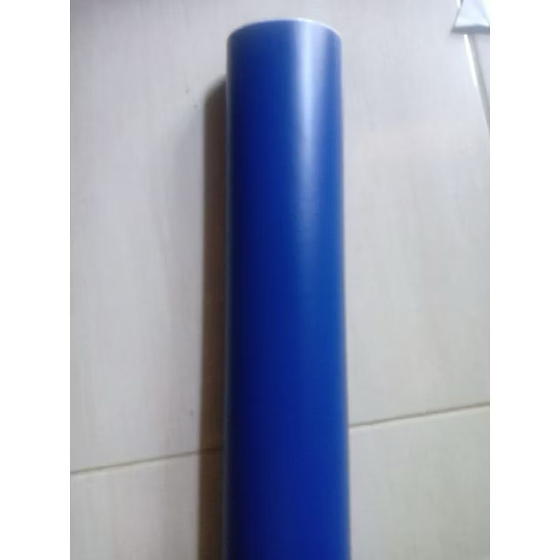 Skotlet sticker biru doff skotlet motor dan mobil lebar 45cm