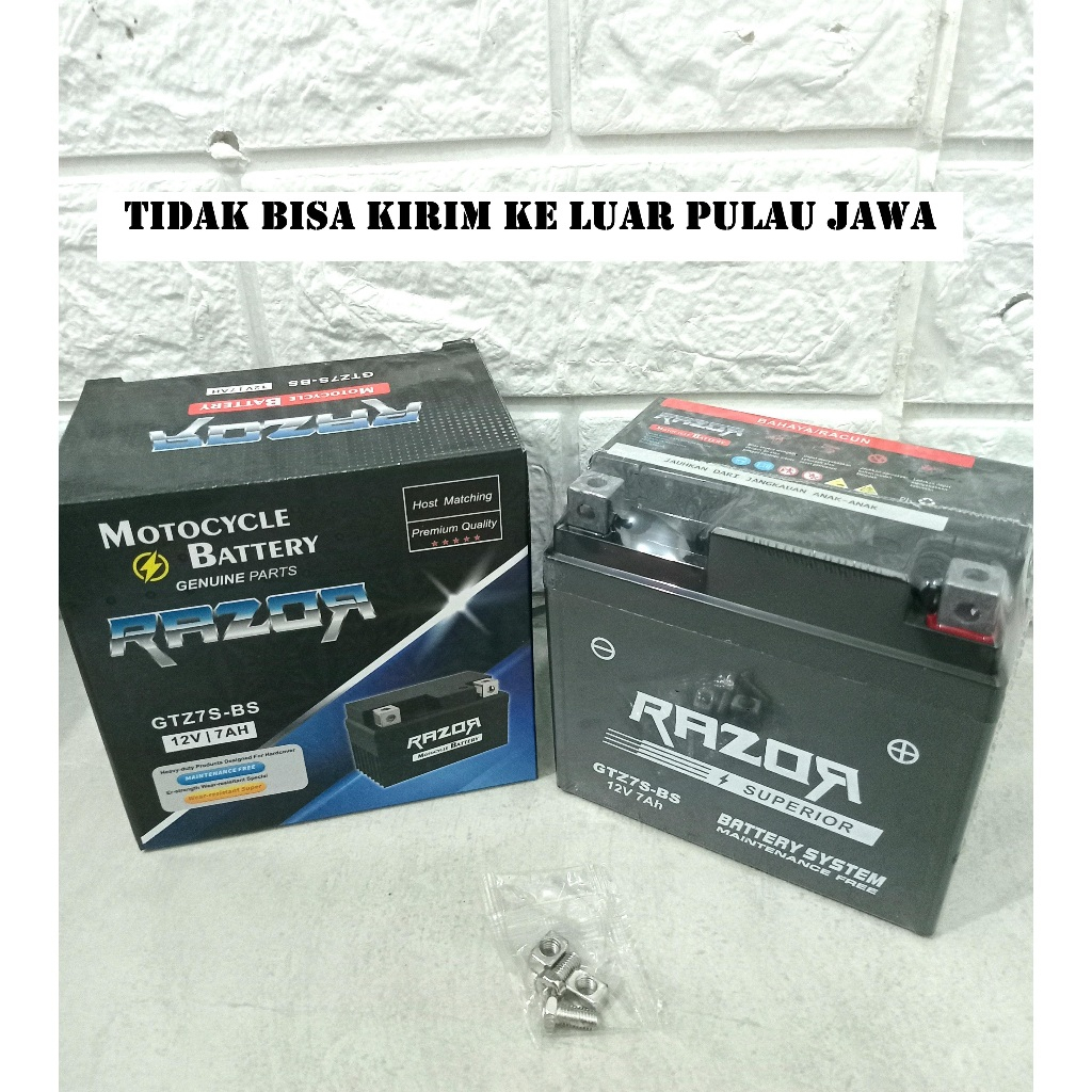 AKI ACCU GTZ7S SATRIA FU 150 VARIO 125 VARIO 150 PCX TURANZA SRC RAZOR