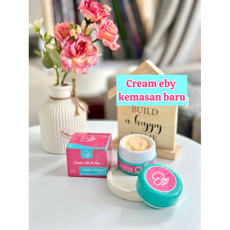 CREAM EBY BY ELIZA BEAUTY CREAM SIANG MALAM BPOM ORIGINAL