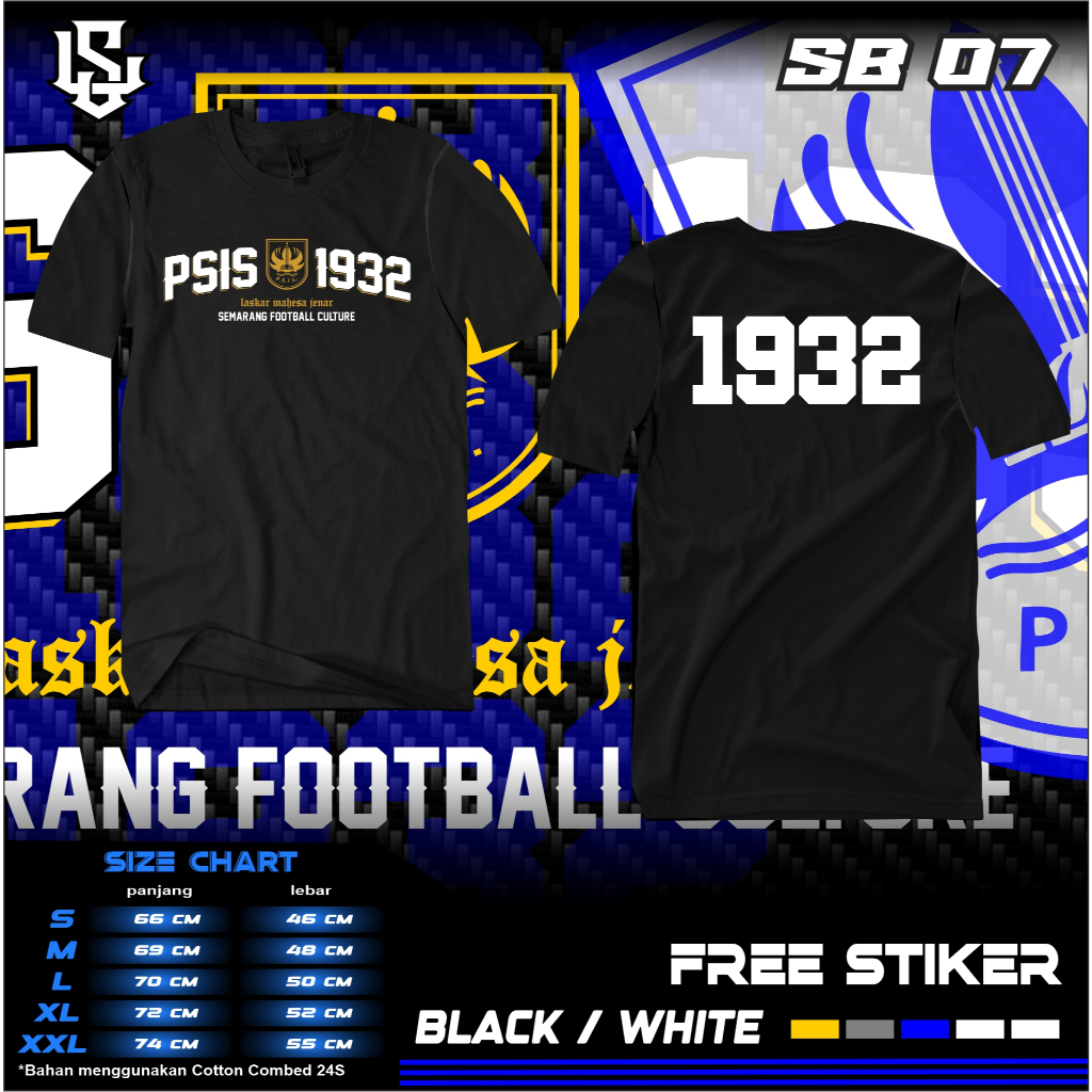 KAOS PSIS SEMARANG LASKAR MAHESA JENAR #psissemarang #laskarmahesajenar #panserbiru #kaosviral