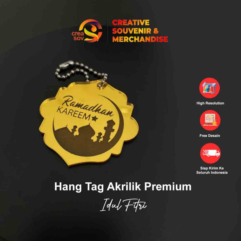 

Creasov - Hang Tag Idul Fitri Hampers Tag Eid Ramadhan Gantungan Hang Mubarak Idul Lebaran Costum