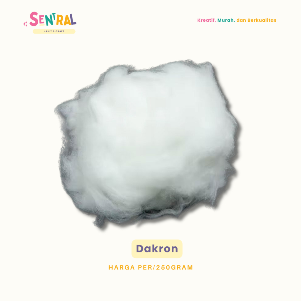 [250 GRAM] Dakron / Silikon Grade A Harga Grosir | Dakron Silicon Dacron Silikon Kwalitas Premium