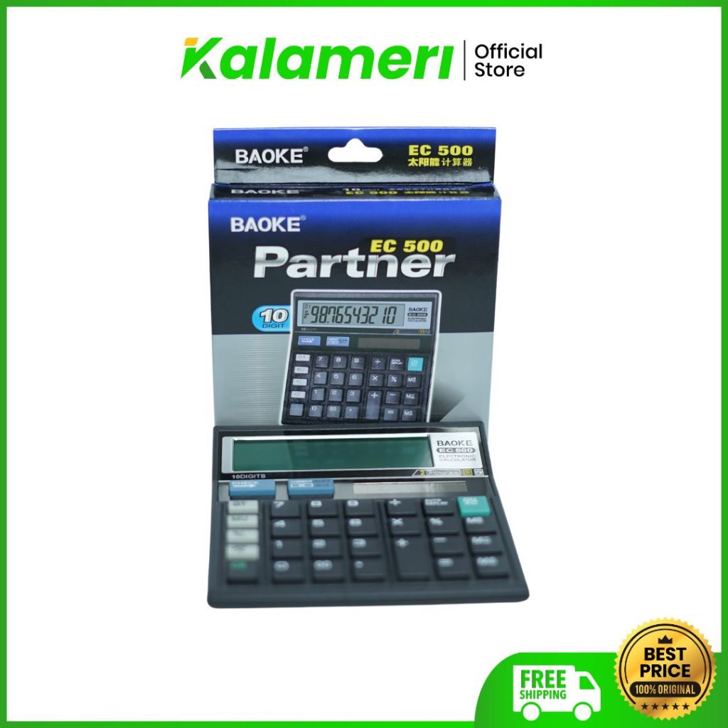 

KALAMERI - Baoke Kalkulator Elektronik EC500 - Electronic Calculator