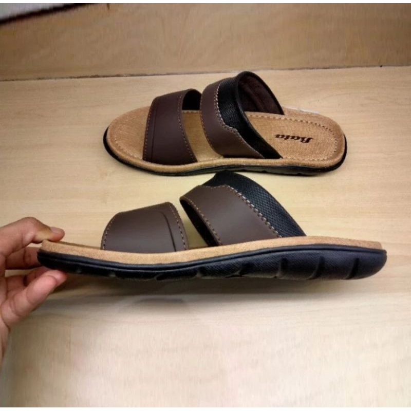 SANDAL BATA PRIA ORIGINAL BAHAN KULIT 8714199 new