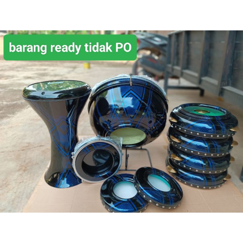 Hadroh 1 set kayu mahoni berkualitas asli jepara