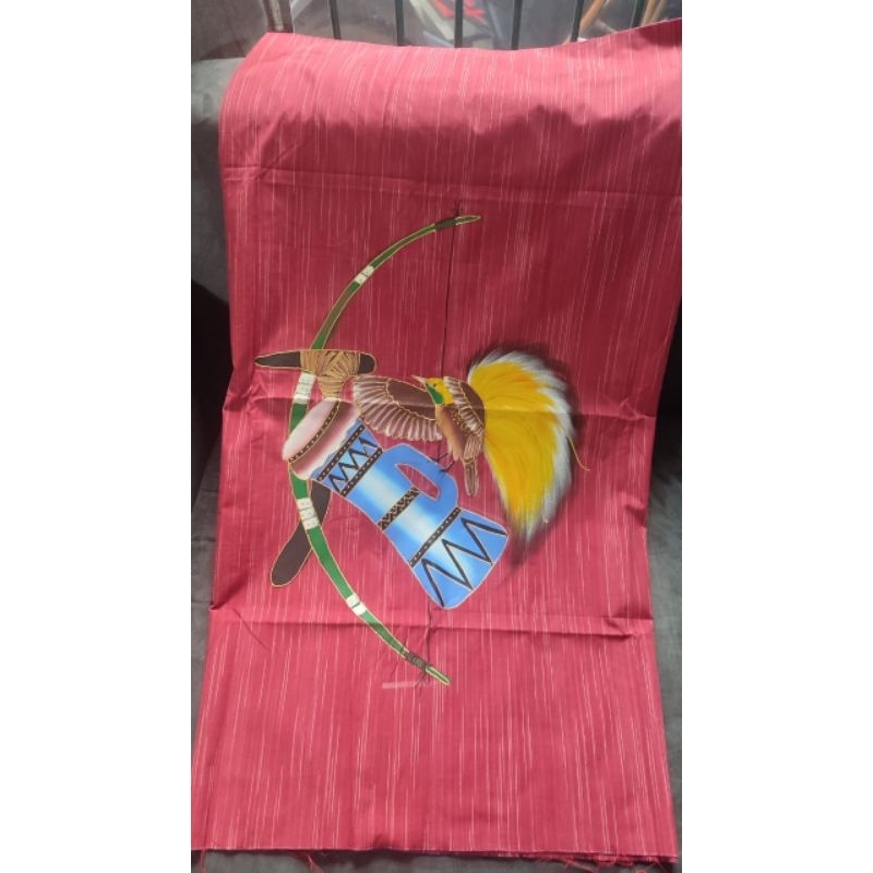 kain lurik lukis papua