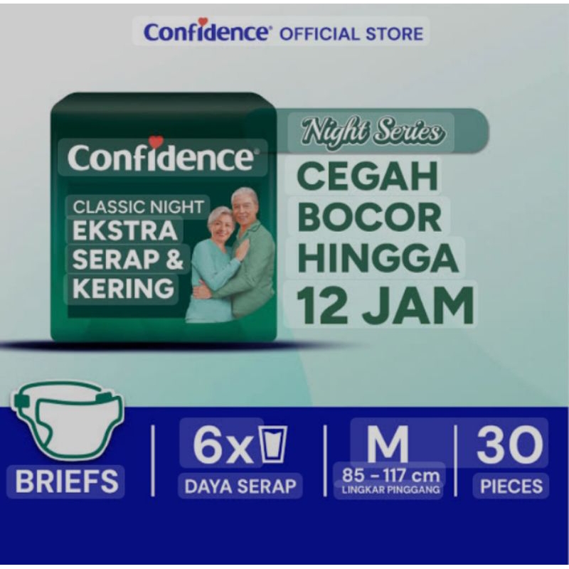 Pampers dewasa Confidence ready uk M,L,XL