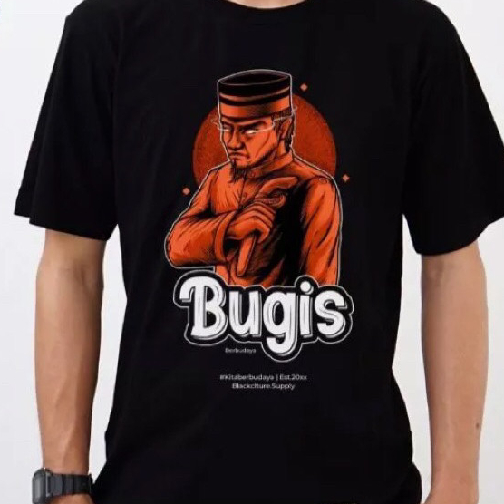 Kaos Bugis Berbudaya / Kaos Distro Pria / Kaos Pria