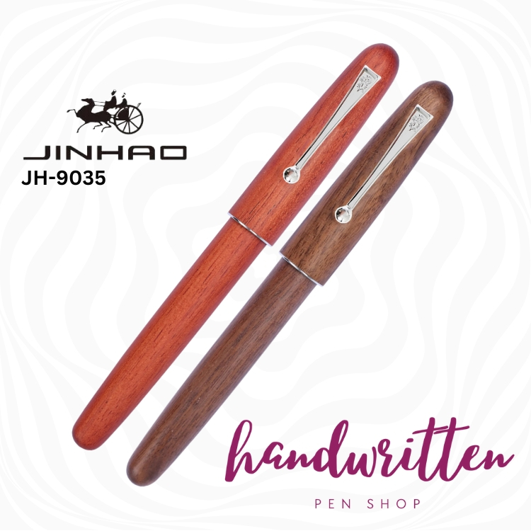 

JINHAO Typ 9035 Solid Wood Converter Fountain Pen / Pena JINHAO 9035