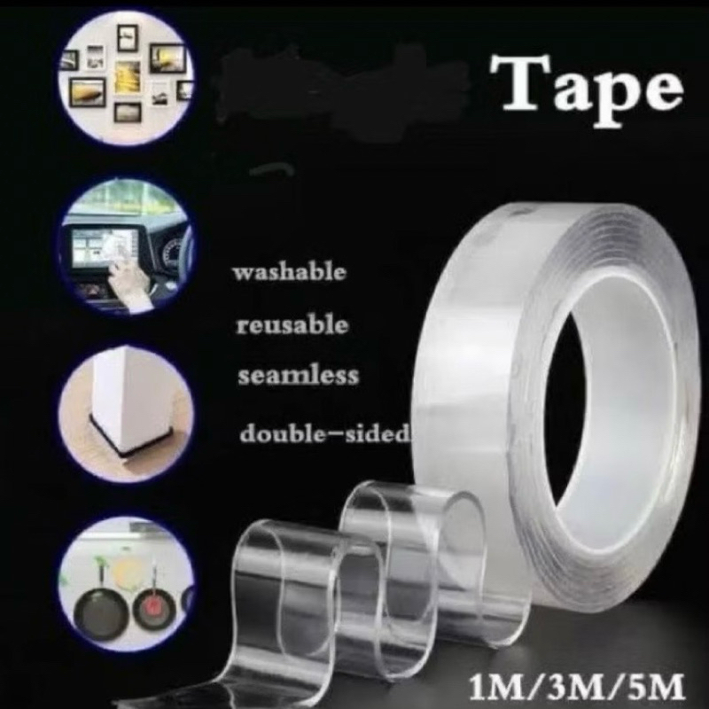 

BIGOSTORE - DOUBLE TAPE ISOLASI DOBEL TAPE SELOTIP SOLASI BENING DOUBLETAPE