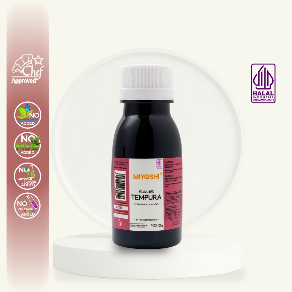 

Miyoshi Saus Jepang Tempura Sauce 100g - Tanpa penguat rasa tambahan - Saos Cocolan / Dipping Sauce / Halal - Bumbu Instan