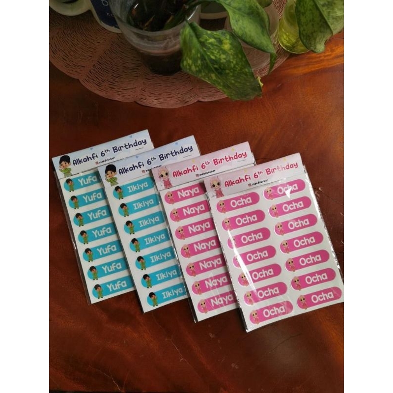 

Souvenir Sticker 1 Set F Sticker Pensil Custom